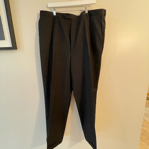 Hart Schafener Marx Studio Collection Men’s Suit Coat & Pants Black 50XL & 40x34 - Picture 9 of 13